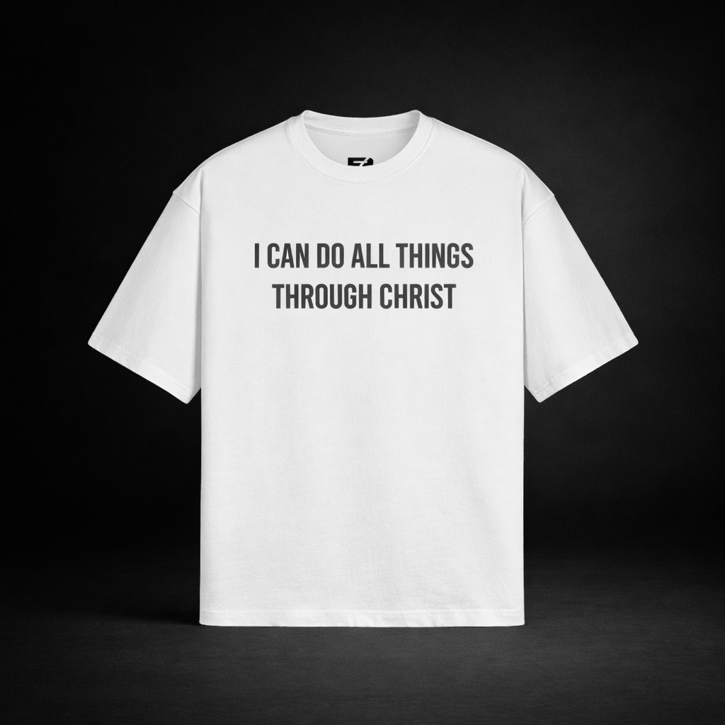 Everborne "THROUGH CHRIST" Oversized Tee